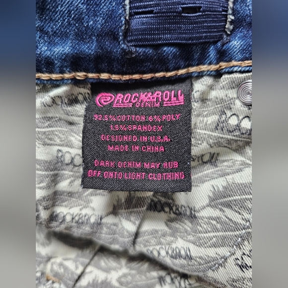 Rock & Roll Girls Bootcut jeans, with adjustable elastic waistband, size 16 - Picture 9 of 12